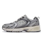 New Balance 530 MR530TG Silver Grey Retro Running Shoes with ABZORB Cushioning and Breathable Mesh