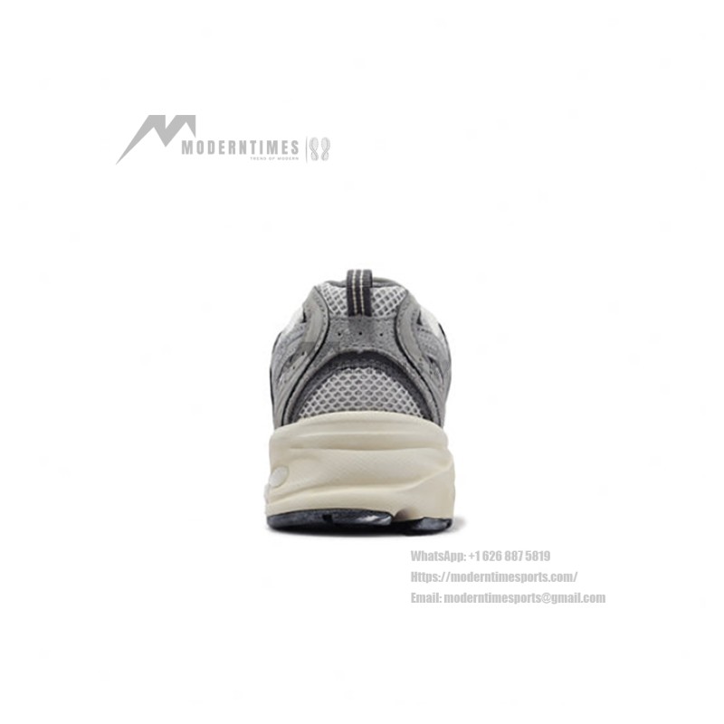 New Balance 530 MR530TG Silver Grey Retro Running Shoes with ABZORB Cushioning and Breathable Mesh