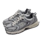 New Balance 530 MR530TG Silver Grey Retro Running Shoes with ABZORB Cushioning and Breathable Mesh