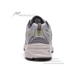 New Balance 530 MR530KMW Silver Khaki Retro Running Shoes with Breathable Mesh and ABZORB Cushioning