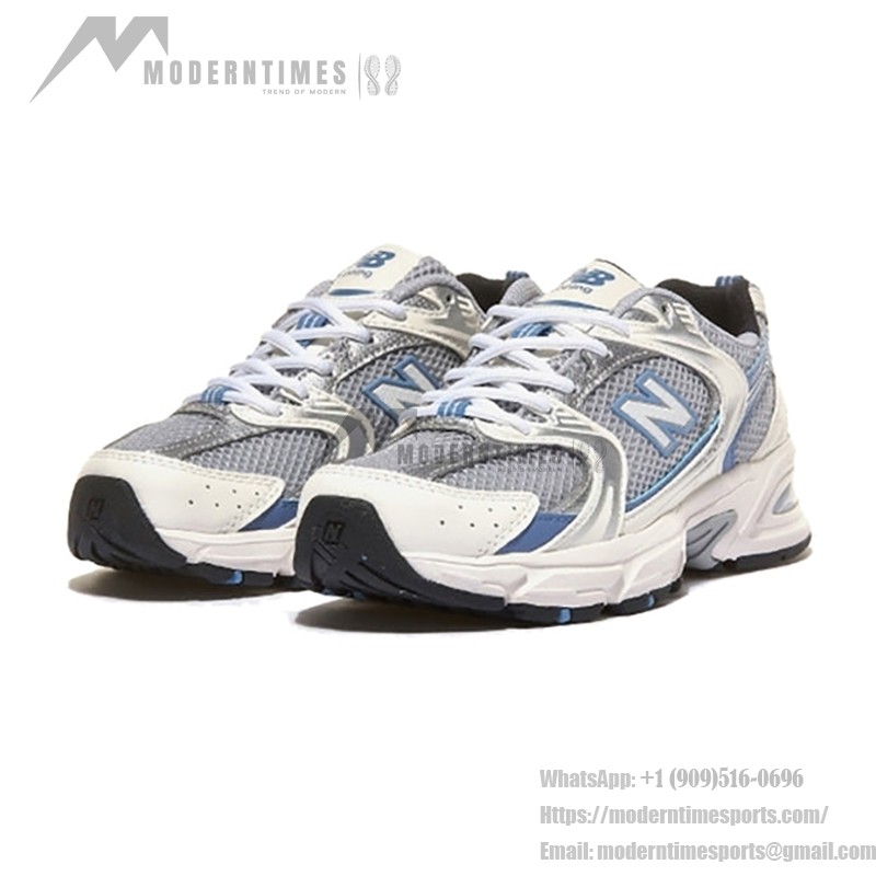 New Balance 530 MR530KC Steel Blue Retro Running Shoes with ABZORB Cushioning and Breathable Mesh