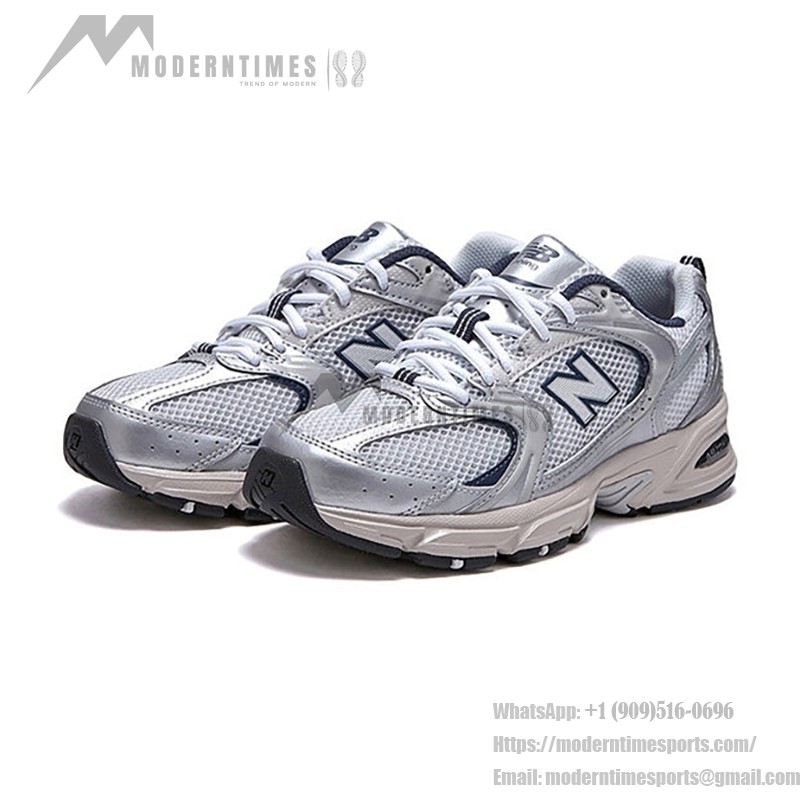 New Balance 530 MR530KA Steel Grey Retro Running Shoes with ABZORB Cushioning and Breathable Mesh