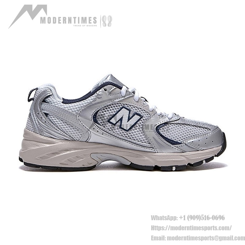 New Balance 530 MR530KA Steel Grey Retro Running Shoes with ABZORB Cushioning and Breathable Mesh