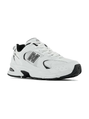 New Balance 530 MR530EWB ホワイトブラック レトロランニングシューズ | ミニマルなスタイルと快適な履き心地