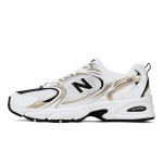 New Balance 530 MR530UNI White Gold Retro Running Shoes with ABZORB Cushioning and Breathable Mesh