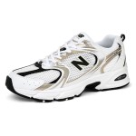 New Balance 530 MR530UNI White Gold Retro Running Shoes with ABZORB Cushioning and Breathable Mesh