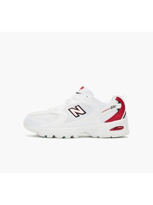 New Balance 530 MR530SK Weiß-Rot Retro-Laufschuhe | Dynamischer Stil und Alltagstauglicher Komfort