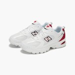 New Balance 530 MR530SK White Red Retro Running Shoes with ABZORB Cushioning and Synthetic Upper