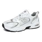 New Balance 530 MR530AD Weiß-Silber Retro-Laufschuhe mit ABZORB-Dämpfung und Mesh-Obermaterial