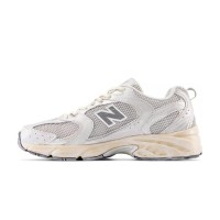 New Balance 530 MR530VS White Silver Metallic Retro Running Shoes | Minimalist Luxury and Everyday Comfort