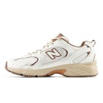 New Balance 530 MR530NI Off-White Brown Collaboration Running Shoes with ABZORB Cushioning