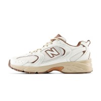 New Balance 530 MR530NI Off-White Brown Collaboration Running Shoes | Minimalist Natural Style and Everyday Comfort