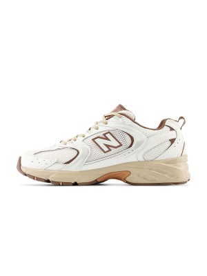 New Balance 530 MR530NI Off-White Brown Collaboration Running Shoes | Minimalist Natural Style and Everyday Comfort