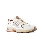 New Balance 530 MR530NI Off-White Brown Collaboration Running Shoes with ABZORB Cushioning