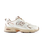 New Balance 530 MR530NI Off-White Brown Collaboration Running Shoes with ABZORB Cushioning