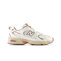 New Balance 530 MR530NI Off-White Brown Collaboration Running Shoes | Minimalist Natural Style and Everyday Comfort