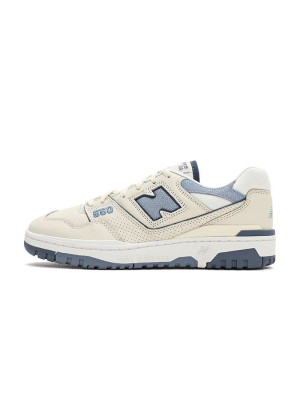 New Balance 550 BB550PLA Beige Vintage Indigo Sneakers | Retro Charm and Modern Comfort