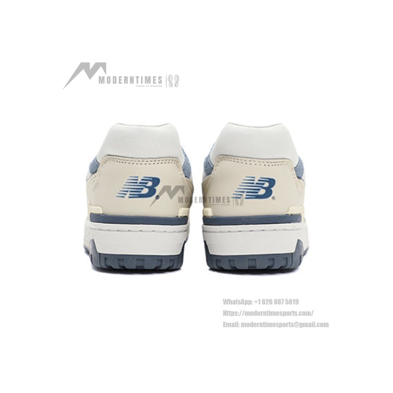 New Balance 550 BB550PLA Beige Vintage Indigo Sneakers featuring retro design and modern comfort