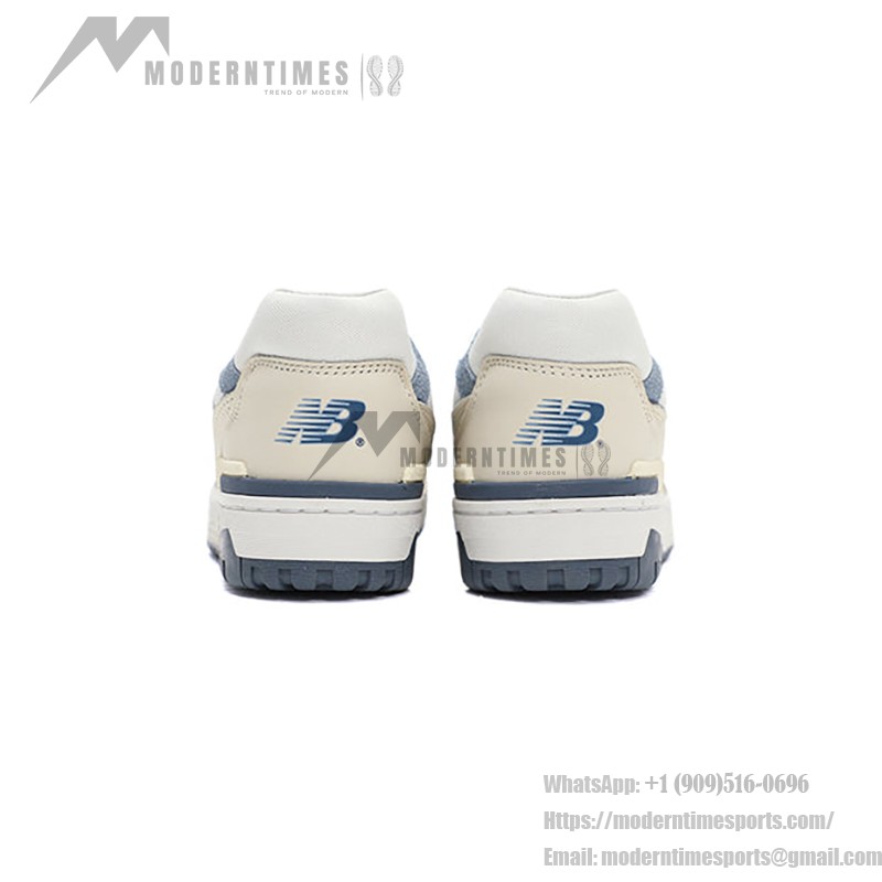 New Balance 550 BB550PLA Beige Vintage Indigo Sneakers featuring retro design and modern comfort