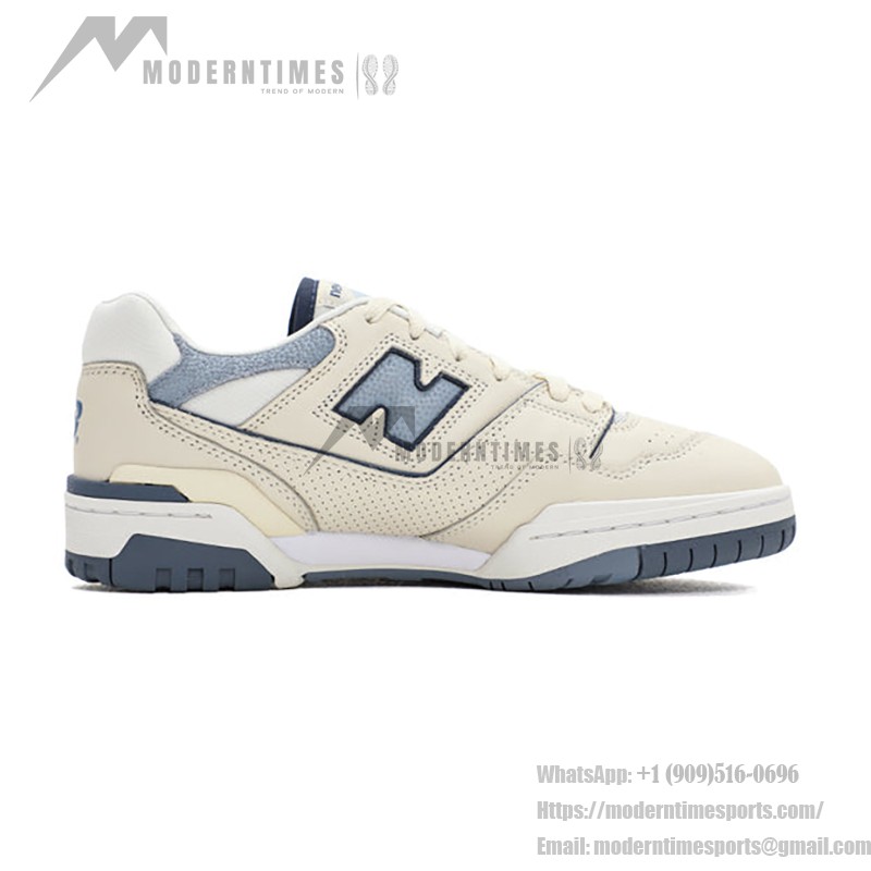 New Balance 550 BB550PLA Beige Vintage Indigo Sneakers featuring retro design and modern comfort