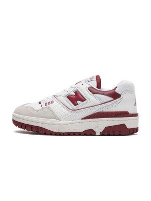 New Balance 550 BB550LI1 Burgunder Retro-Sneakers | Klassischer Stil und moderner Komfort