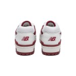 New Balance 550 BB550LI1 Burgunder Retro-Sneakers mit hochwertigem Lederobermaterial in kräftigem Burgunder-Ton