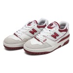 New Balance 550 BB550LI1 Burgunder Retro-Sneakers mit hochwertigem Lederobermaterial in kräftigem Burgunder-Ton