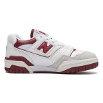 New Balance 550 BB550LI1 Burgunder Retro-Sneakers mit hochwertigem Lederobermaterial in kräftigem Burgunder-Ton