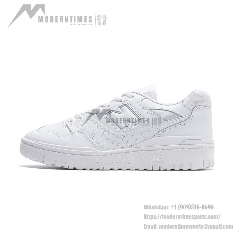 New Balance 550 Triple White BB550WWW Minimalist Sneakers