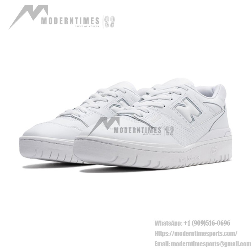 New Balance 550 Triple White BB550WWW Minimalist Sneakers