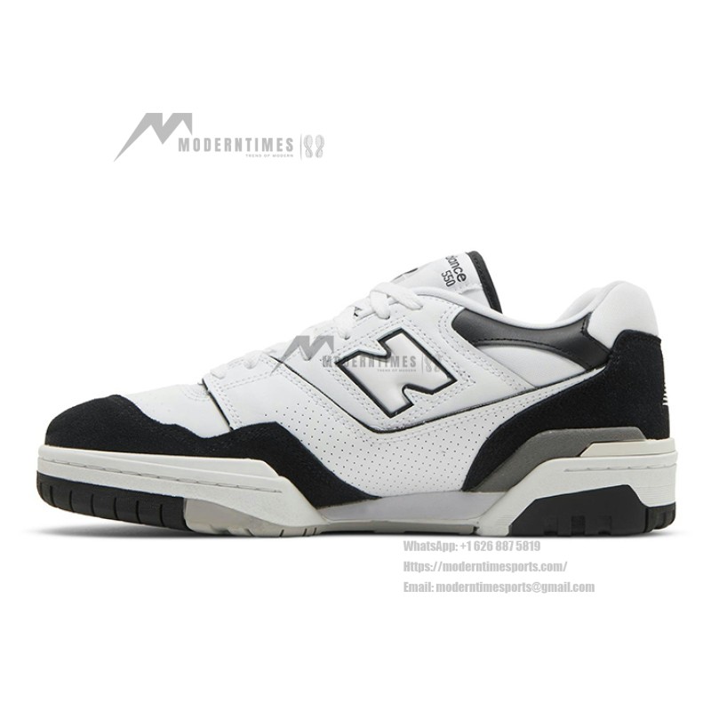 New Balance 550 White Black BB550NCA Retro Basketball Sneakers