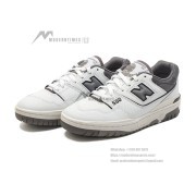 New Balance 550 White Castlerock BB550WTG – Retro Basketball Sneakers with Sophisticated Gray Accents