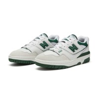 New Balance 550 White Green BB550WT1 – Retro Basketball Sneakers with Fresh Green Highlights