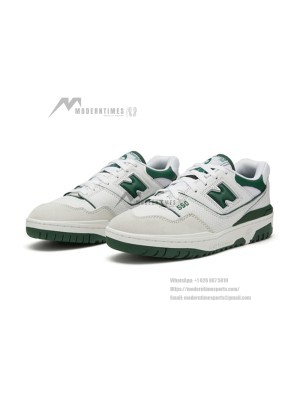 New Balance 550 White Green BB550WT1 – Retro Basketball Sneakers with Fresh Green Highlights