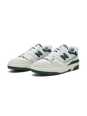 New Balance 550 White Green BB550WT1 – Retro Basketball Sneakers with Fresh Green Highlights