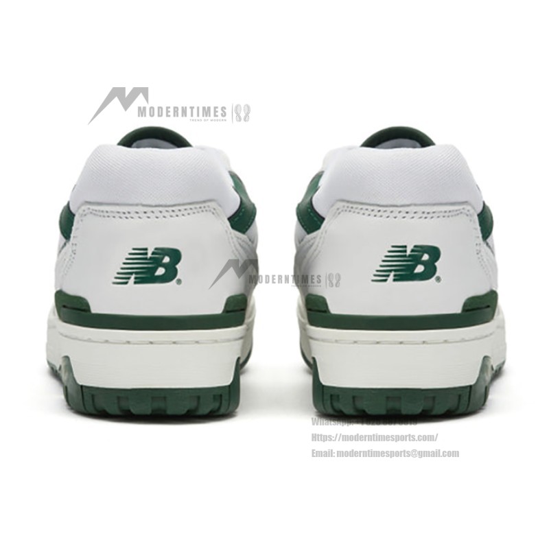 New Balance 550 White Green BB550WT1 Retro Basketball Sneakers