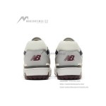 New Balance 550 White Indigo Burgundy BB550PWB Retro Basketball Sneakers