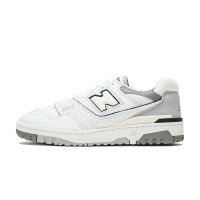 New Balance 550 White Marblehead BB550PWA – Retro Basketball Sneakers with Timeless Gray Accents