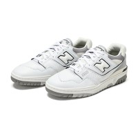 New Balance 550 White Marblehead BB550PWA – Retro Basketball Sneakers with Timeless Gray Accents