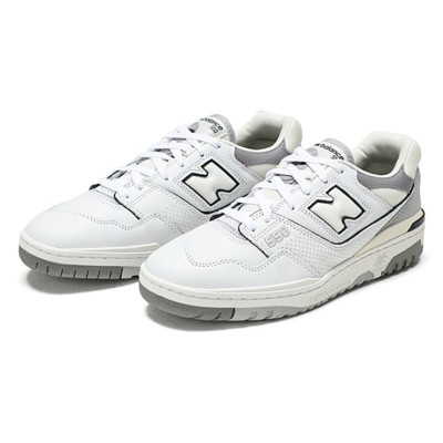 New Balance 550 White Marblehead BB550PWA – Retro-Basketball-Sneaker mit zeitlosen grauen Akzenten