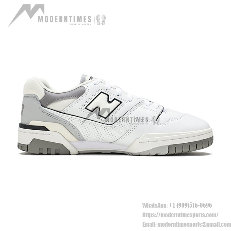 New Balance 550 White Marblehead BB550PWA Retro Basketball Sneakers