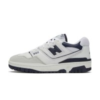 New Balance 550 White Navy BB550WA1 – Classic Retro Basketball Sneakers with Navy Highlights