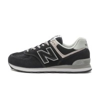 New Balance 574 ML574EVB ブラック グレー クラシック ランニングシューズ | タイムレスなデザインと一日中快適な履き心地