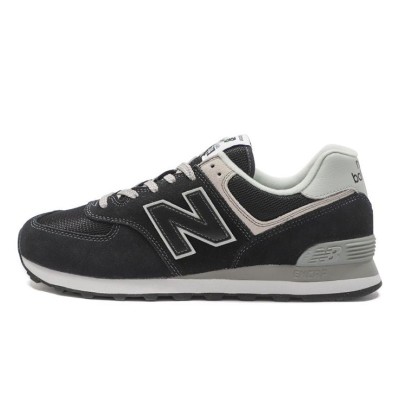 New Balance 574 ML574EVB Schwarz Grau Klassische Laufschuhe | Zeitloses Design und Ganztägiger Komfort