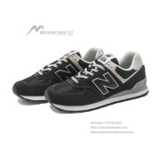 New Balance 574 ML574EVB Black Grey Classic Running Shoes | Timeless Design and All-Day Comfort