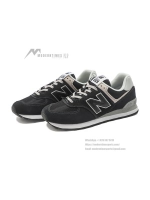 New Balance 574 ML574EVB Black Grey Classic Running Shoes | Timeless Design and All-Day Comfort