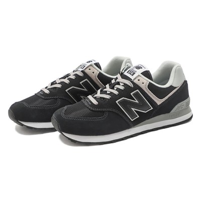 New Balance 574 ML574EVB Schwarz Grau Klassische Laufschuhe | Zeitloses Design und Ganztägiger Komfort