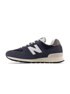 New Balance 574 U574RH2 ブラック ホワイト クラシック レトロ ランニングシューズ | タイムレスなデザインと快適な履き心地