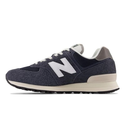 New Balance 574 U574RH2 Black White Classic Retro Running Shoes | Timeless Design and Everyday Comfort