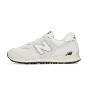 New Balance 574 U574LS2 ベージュ ホワイト クラシック レトロ ランニングシューズ | タイムレスなエレガンスと日常の快適さ